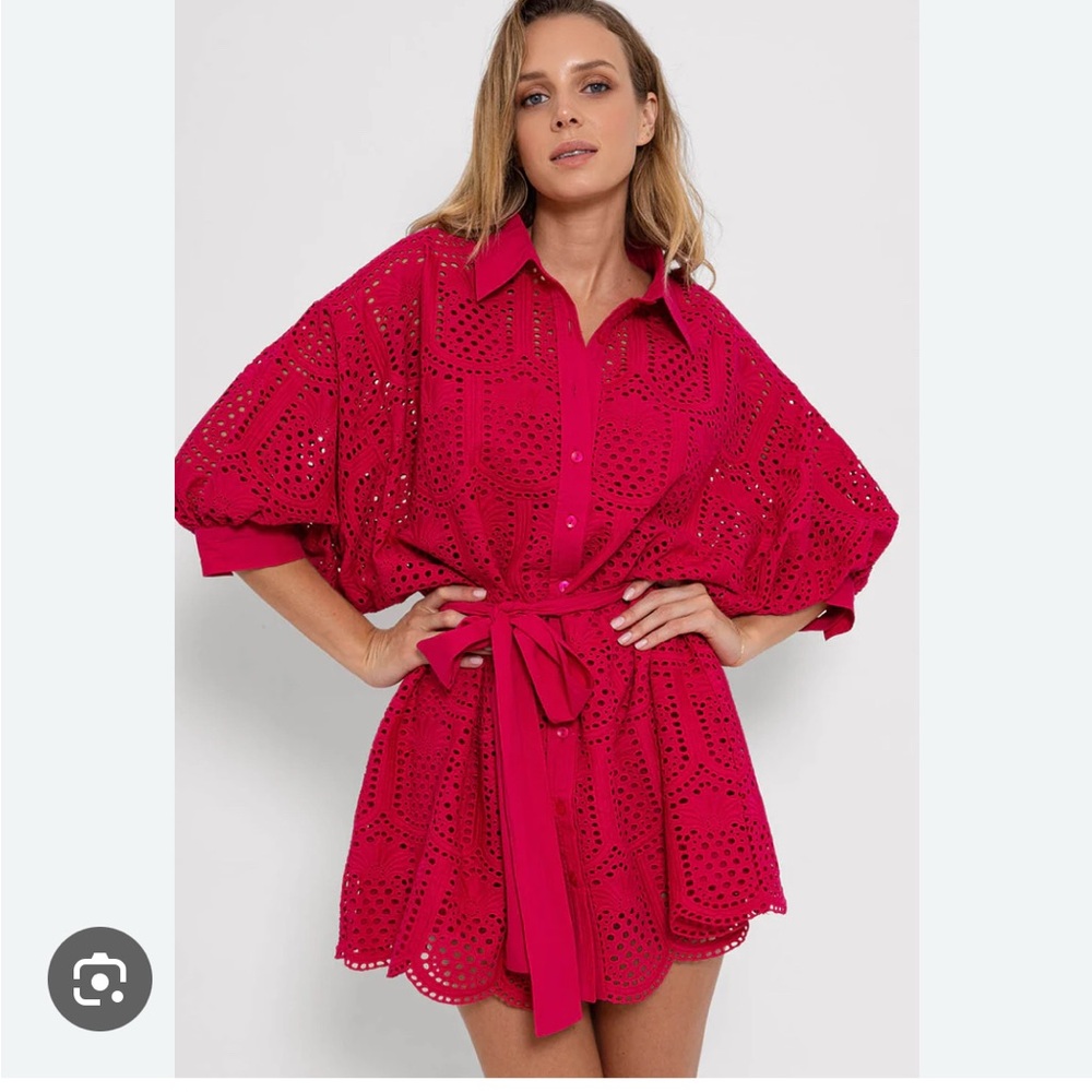 Elegant Pink Mini Dress